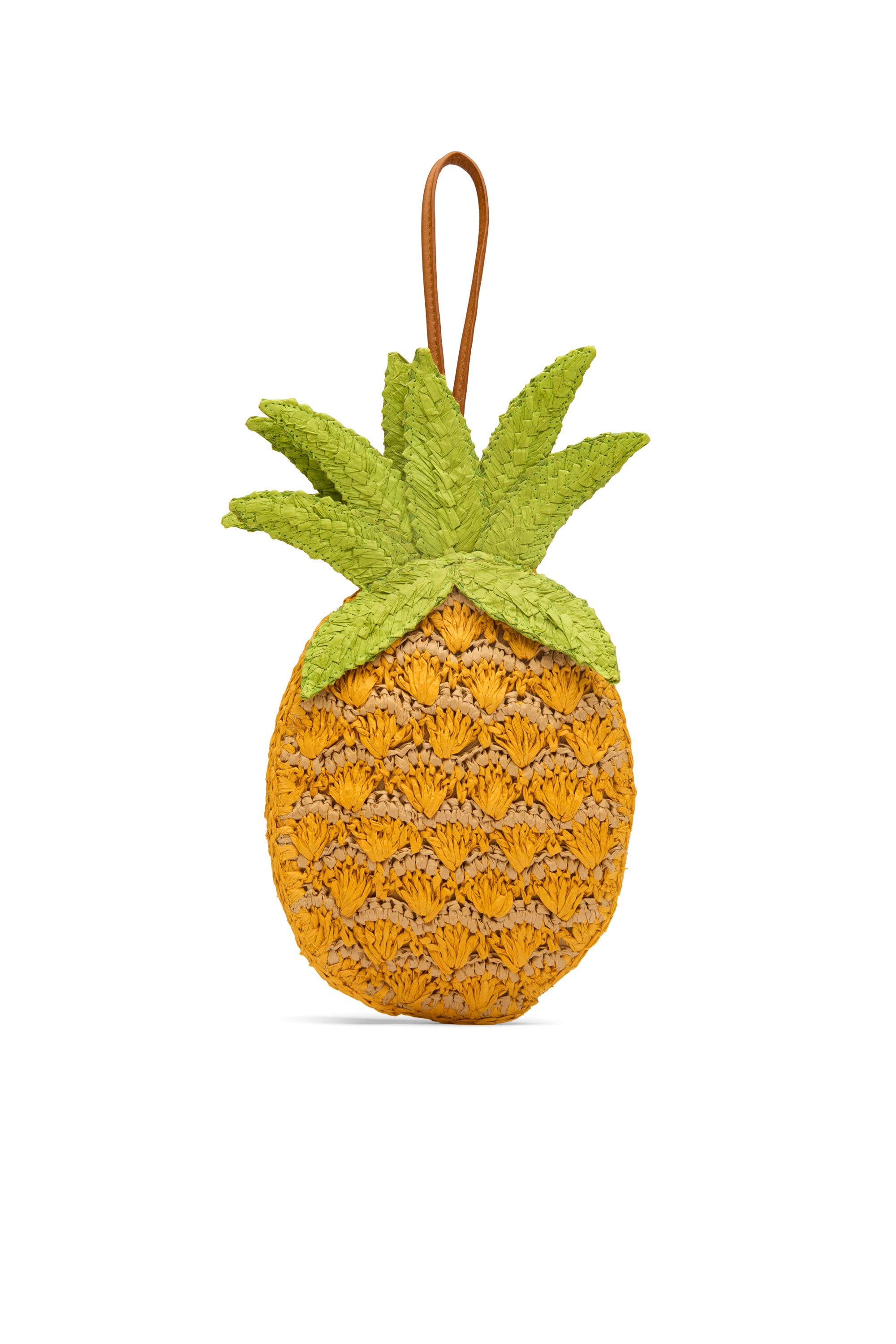 Pineapple Wristlet, Main, color, Yellow Multi