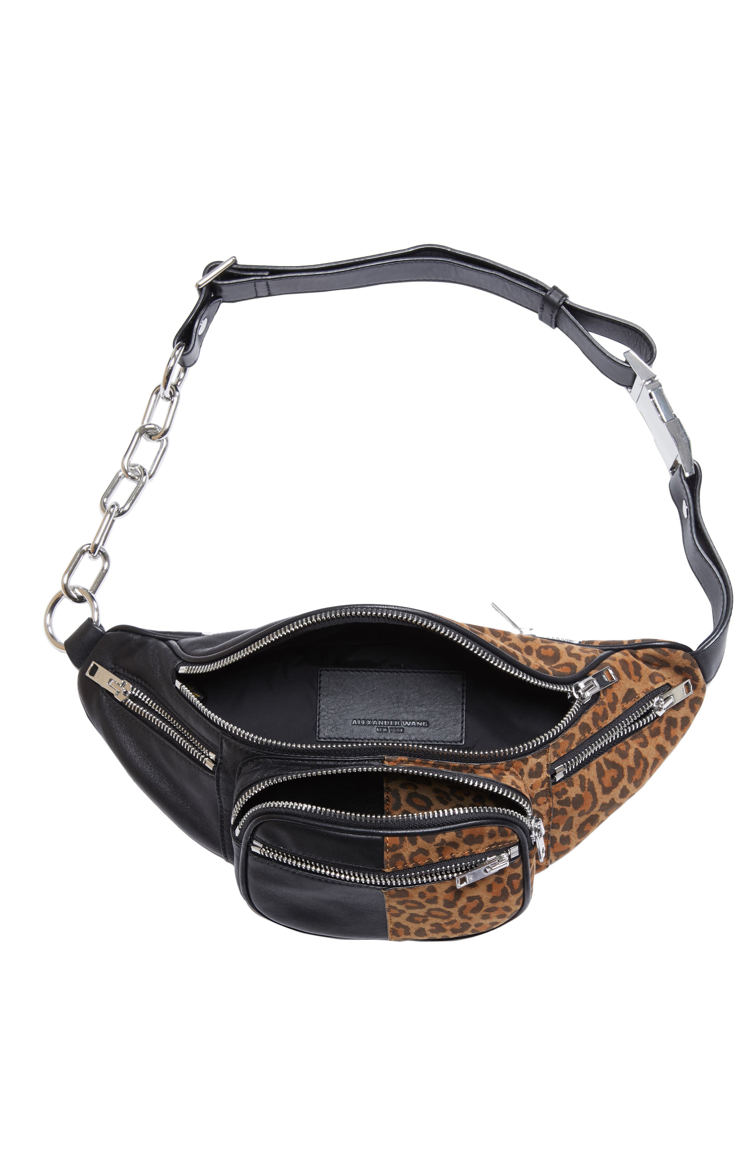 Alexander Wang Attica Leather Fanny Pack, Alternate, color, 