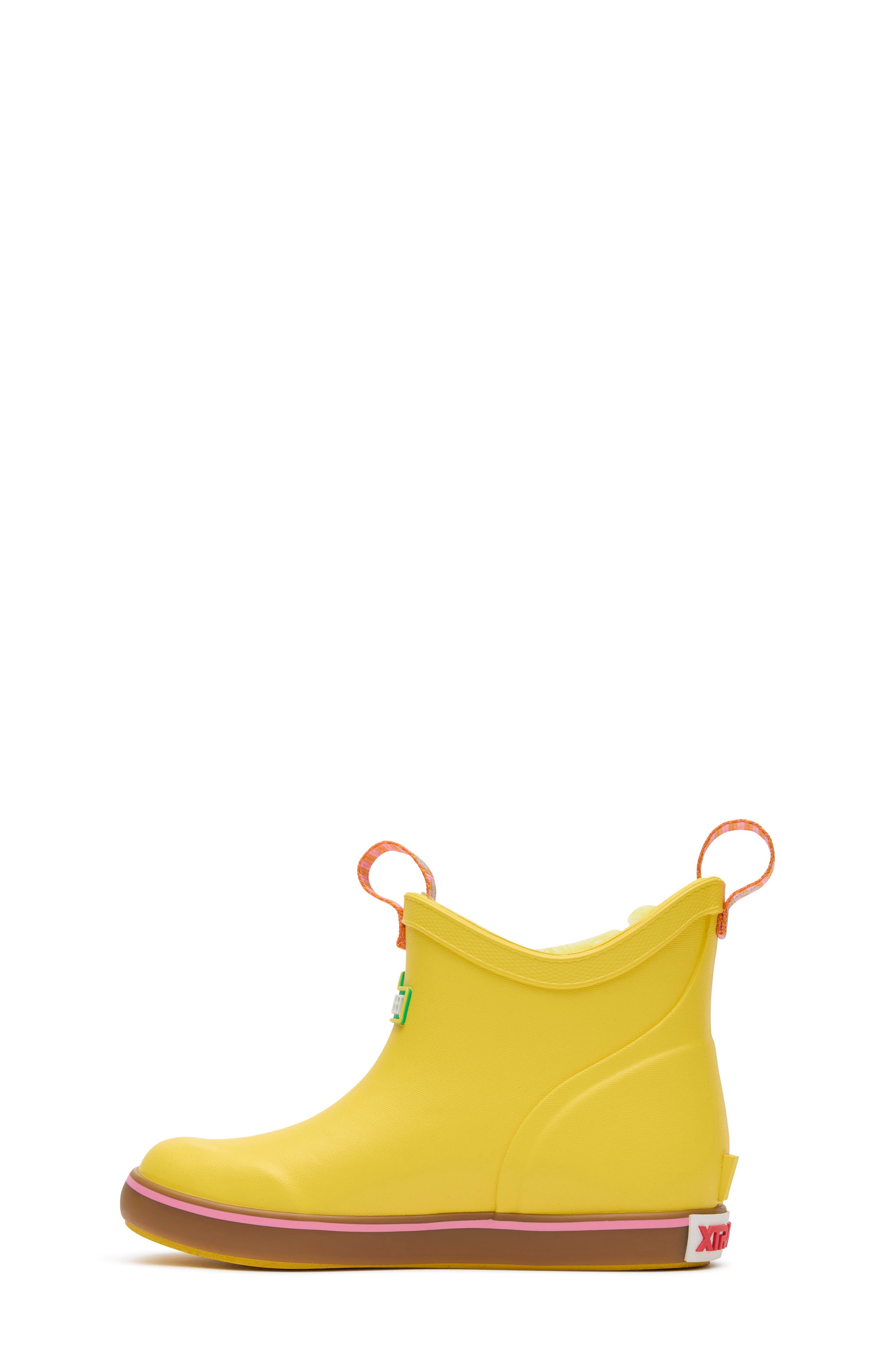 XTRATUF Kids' Sesame Street<sup>®</sup> Ankle Deck Waterproof Boot, Alternate, color, Big Bird Yellow