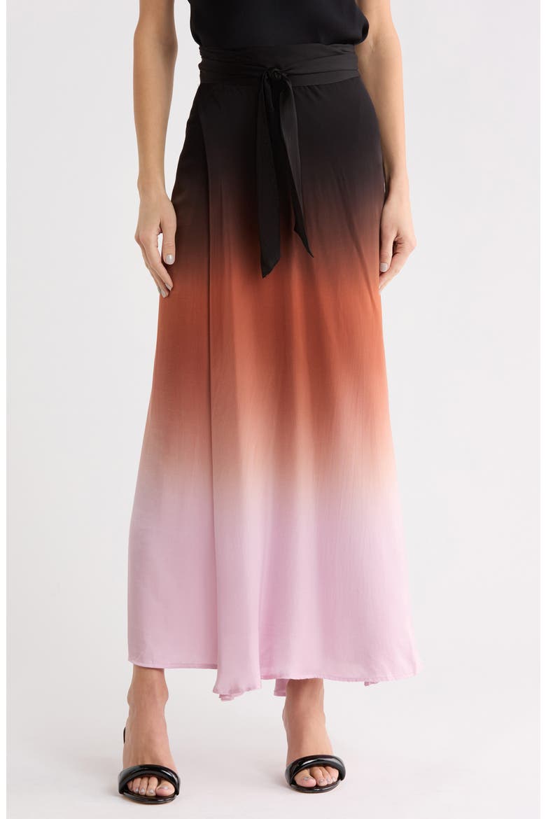 Arla Maxi Wrap Skirt, Main, color, ANTIQUE VIOLET OMBRE