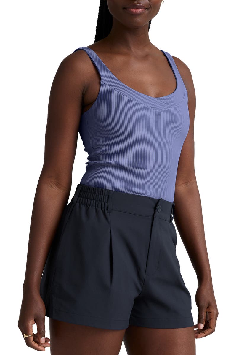 Beyond Yoga Impulse Rib Classic Tank, Alternate, color, Periwinkle