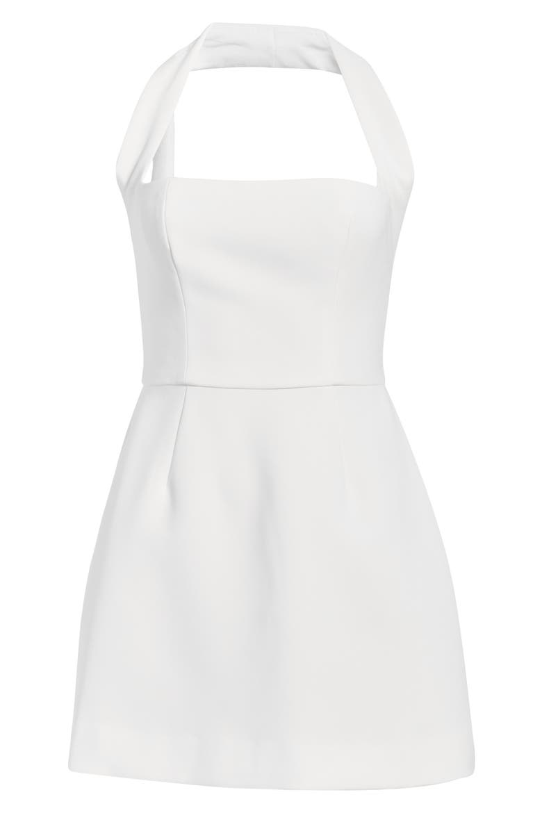 The Ultimate Muse Halter Minidress, Alternate, color, WHITE