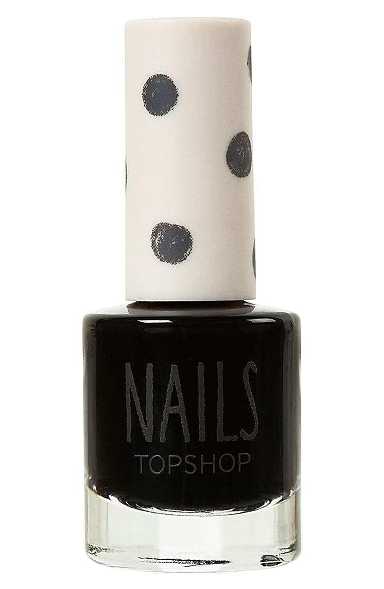 Topshop 'Cream' Nail Polish, Main, color,