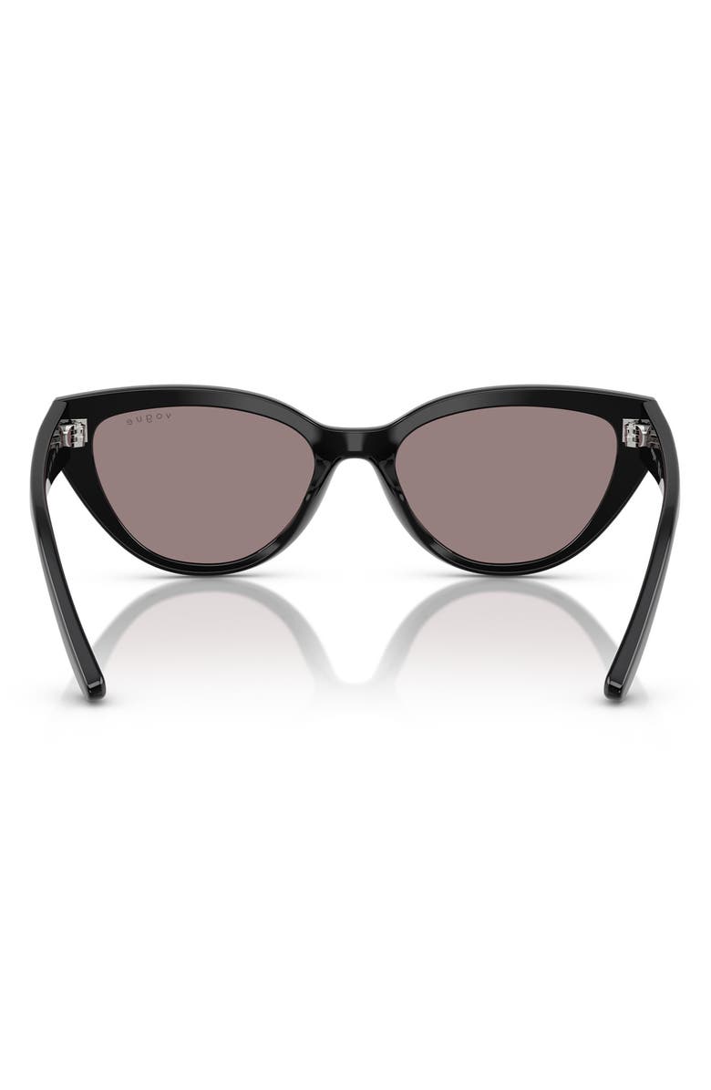VOGUE 50mm Cat Eye Sunglasses, Alternate, color, Black