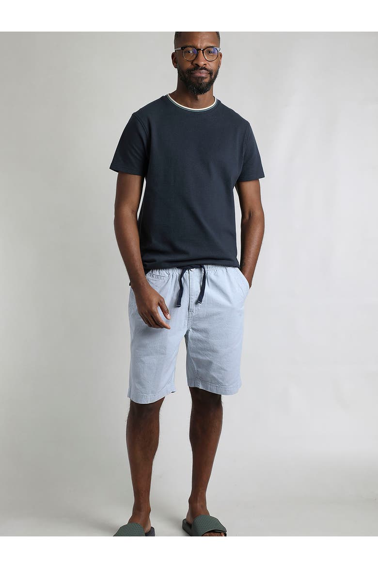 Dewey Stripe Shorts, Alternate, color, Ecru
