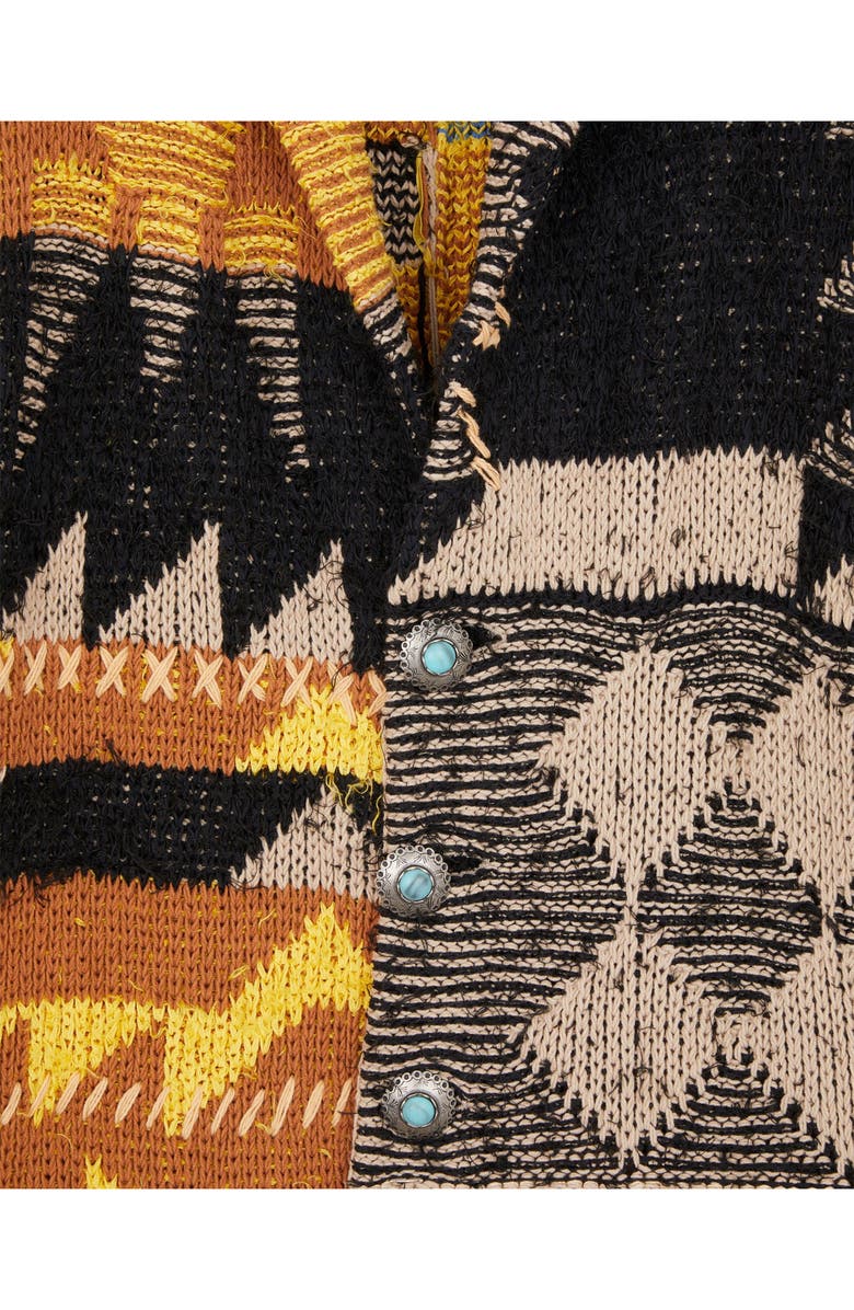 Fortela Hoppy Navajo Cotton Cardigan, Alternate, color, Mix