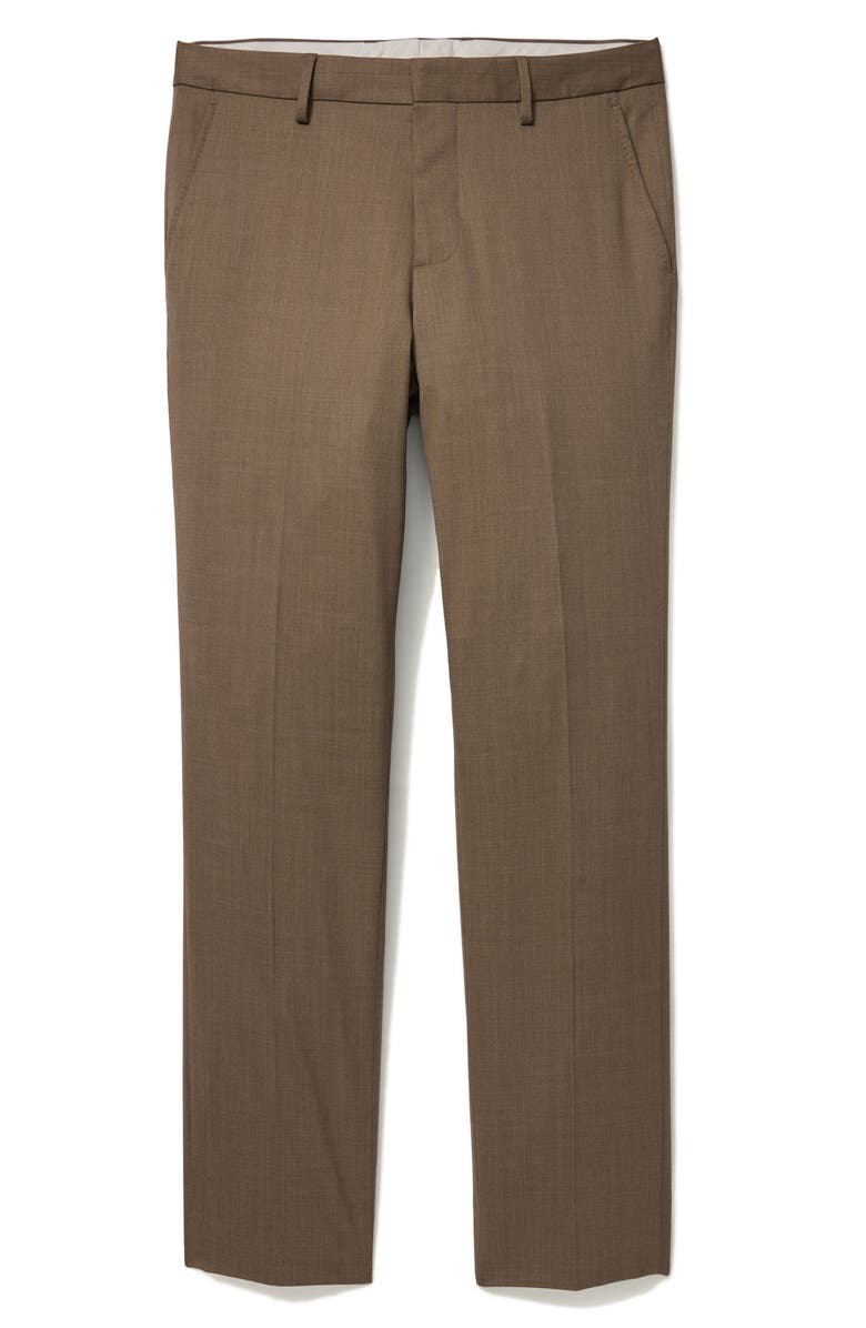 Bonobos Jetsetter Stretch Wool Suit Pants, Alternate, color, Tan