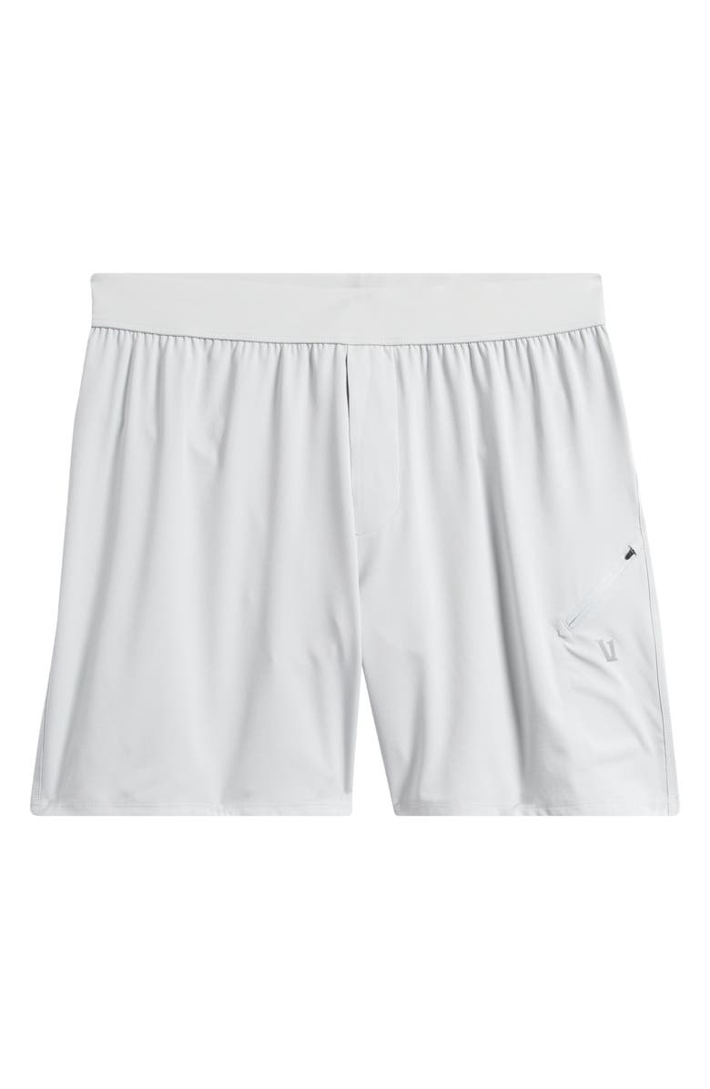 Vuori Qualify Running Shorts, Alternate, color, Sky Grey
