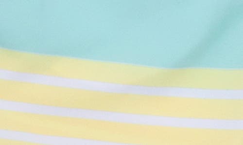 SHADE CRITTERS SHADE CRITTERS STRIPE COLORBLOCK SWIM TRUNKS 