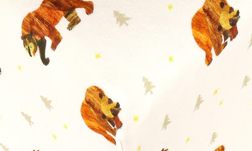 L'OVEDBABY L'OVEDBABY X THE VERY HUNGRY CATERPILLAR PRINT FITTED ORGANIC COTTON CRIB SHEET