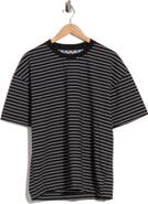 DENIM AND FLOWER Stripe Crewneck T-Shirt