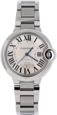Pre-Owned Cartier Ballon Bleu de Cartier Automatic Watch Stainless Steel 33