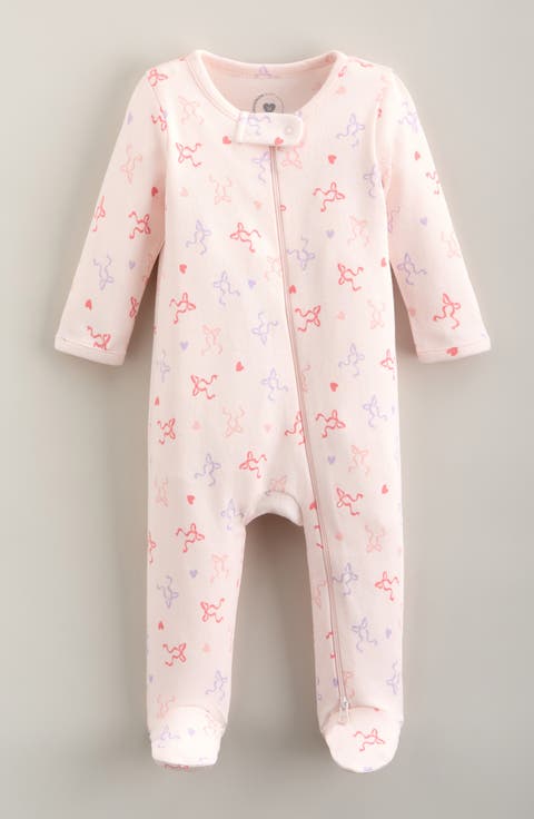 Print Cotton Footie