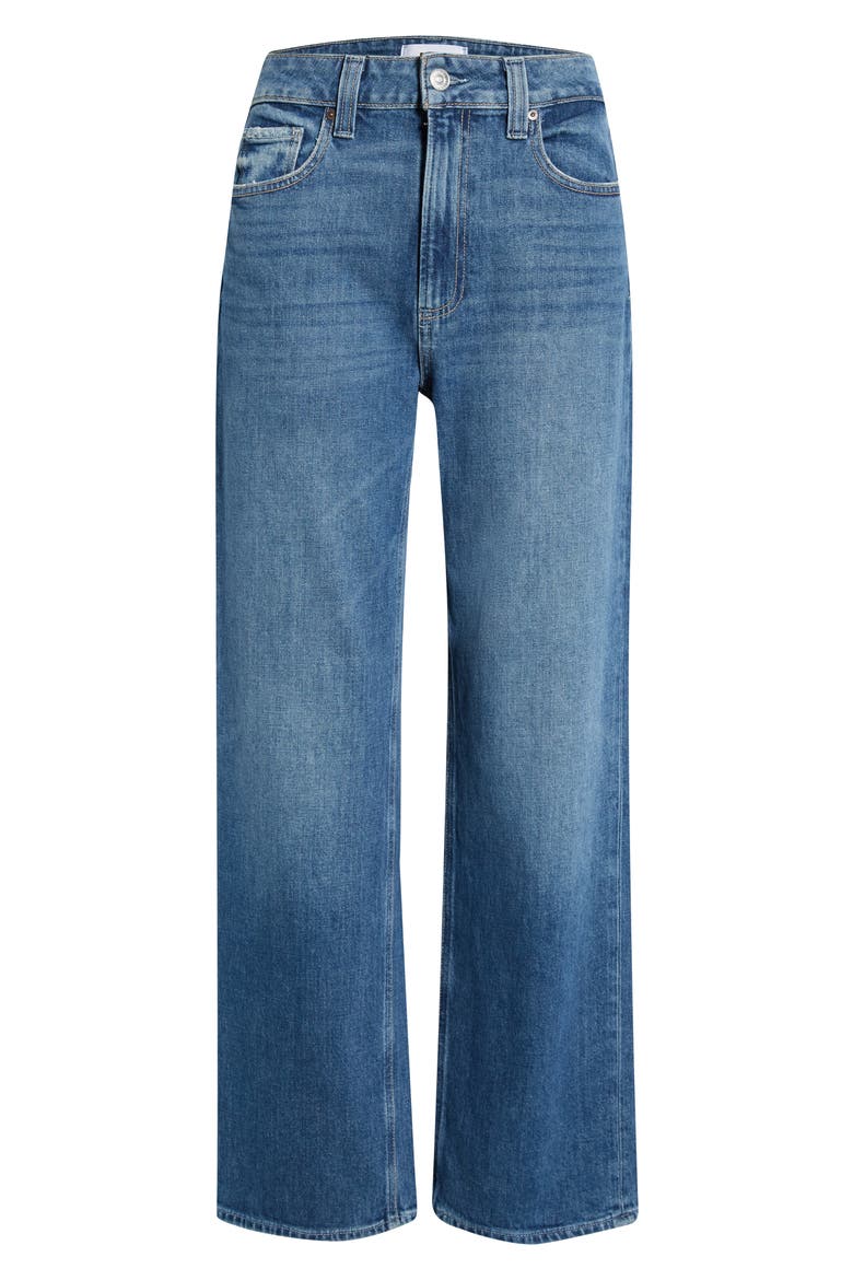 Stevie High Waist Ankle Straight Leg Jeans, Alternate, color, STONEVIEW