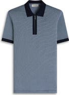 Bugatchi Quarter Zip Polo