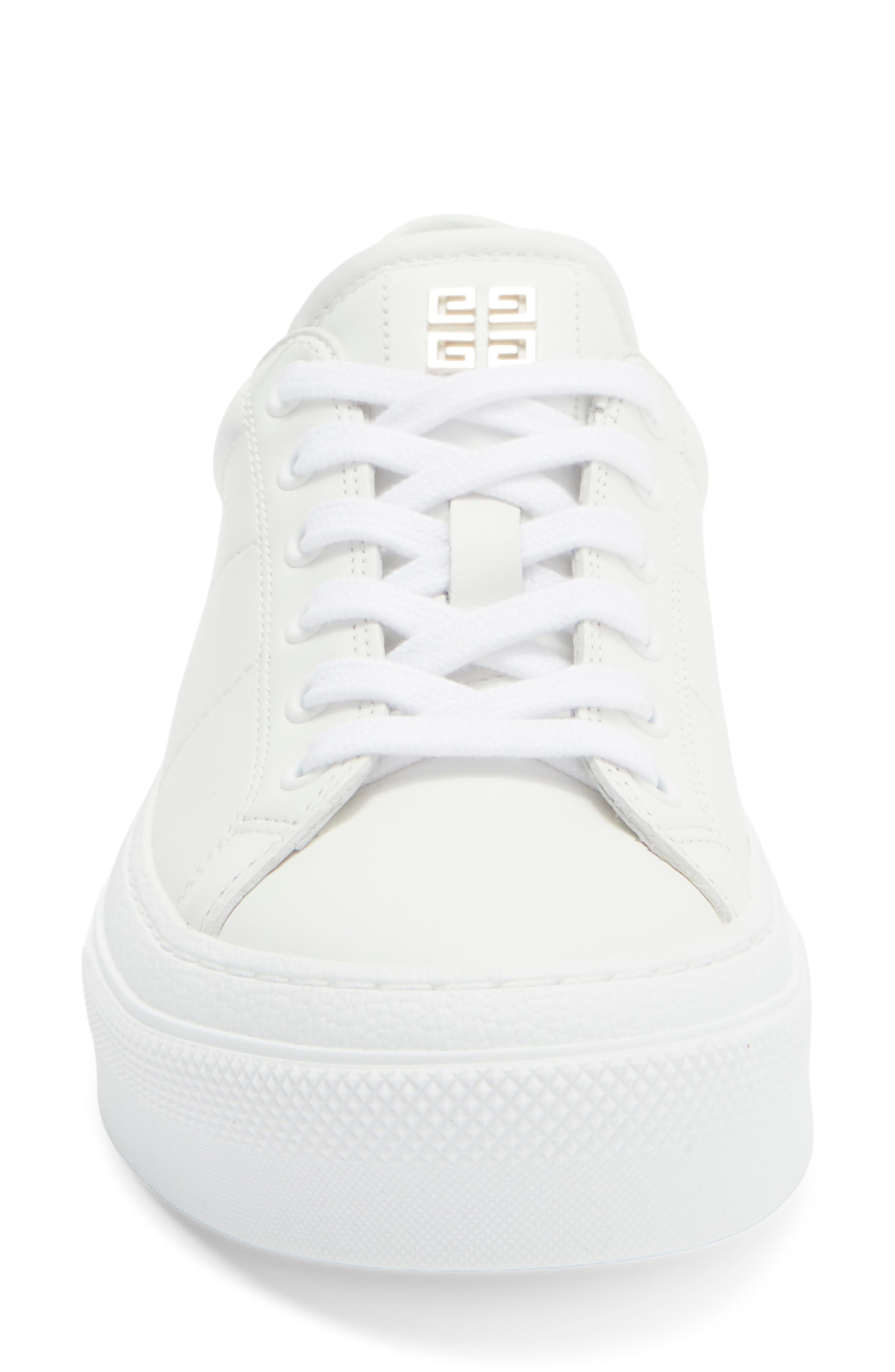 Givenchy City Platform Sneaker, Alternate, color, White Black