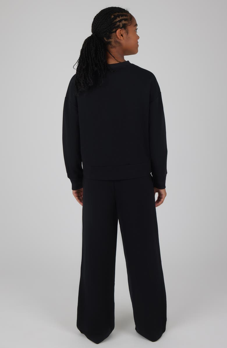 YOGALICIOUS Kids' Fleece Sweatshirt & Wide Leg Pants Set, Alternate, color, 