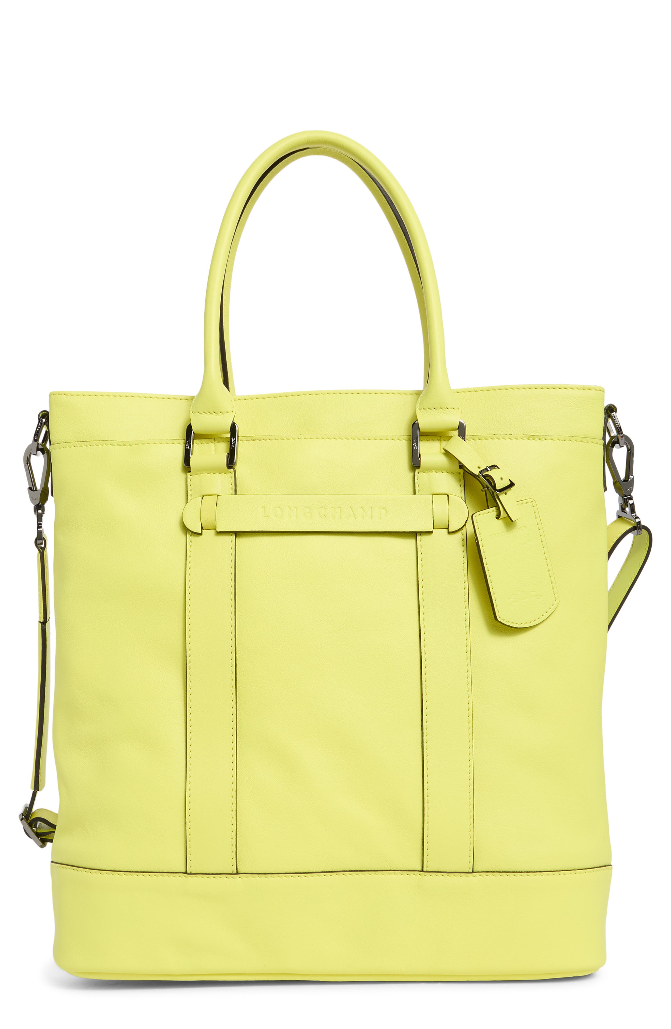 Longchamp LC3D N/S Leather Tot Bag