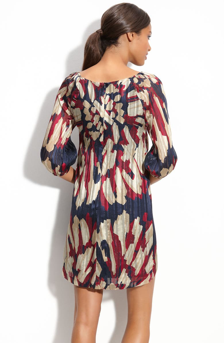 ECI Print Chiffon Shift Dress, Alternate, color,