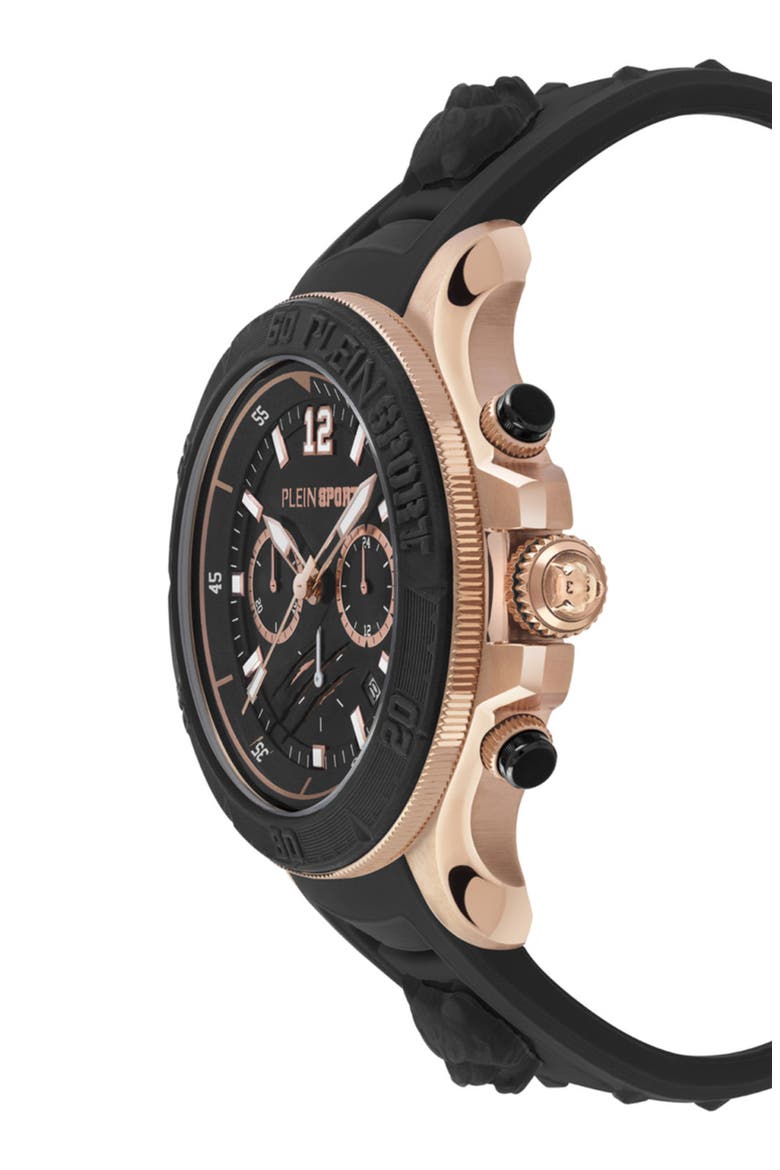 Warrior Tech Watch, Alternate, color, BLACK/ ROSE GOLD