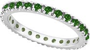 ALLUREZ Eternity Stackable Ring Band 14K