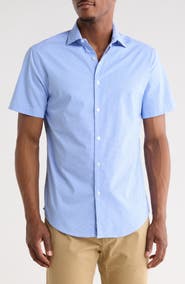 DENIM AND FLOWER Mix Dot Button-Up Shirt