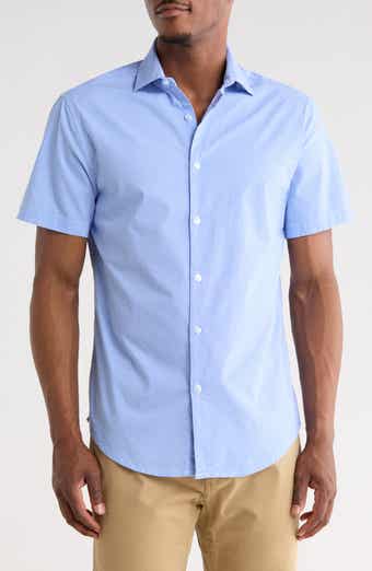 Mix Dot Button-Up Shirt