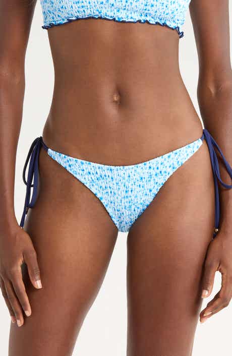 Kulani Kinis Smocked Side Tie Bikini Bottoms