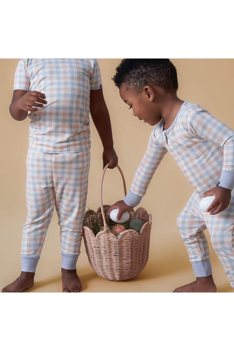 2-Pack Unisex Tight Fitting Footless Pajamas, Alternate, color, Blue Plaid