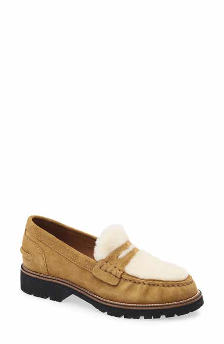 rag & bone Corey Genuine Shearling Penny Loafer