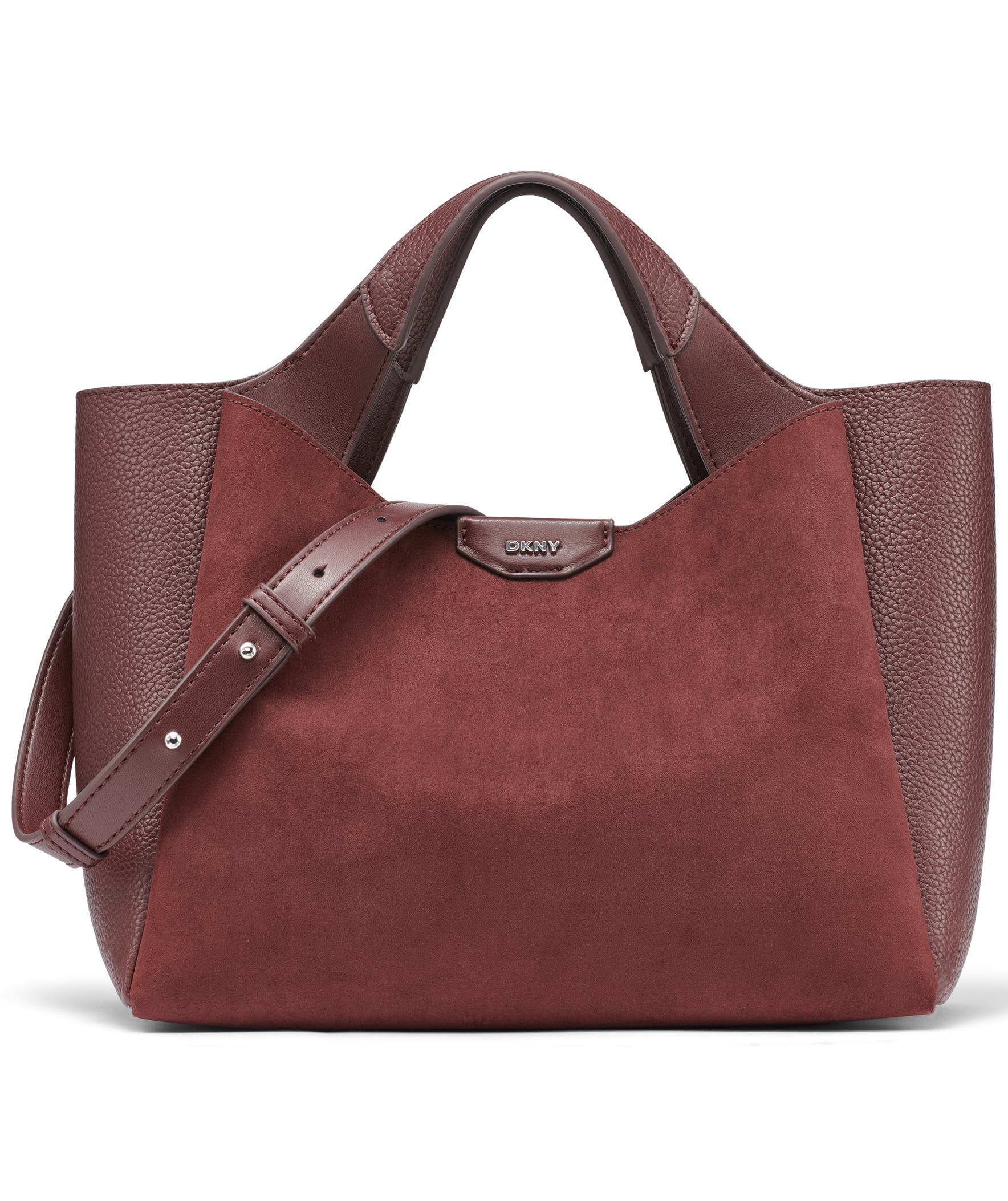 DKNY Willa Satchel, Main, color, Aged Wine