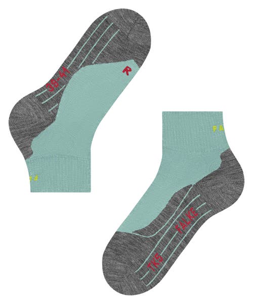 Falke Tk5 Wander Short Hiking Socks In Blue