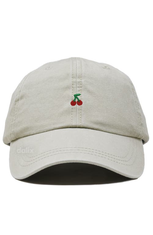 Dalix Lil Cherry Dad Cap In White