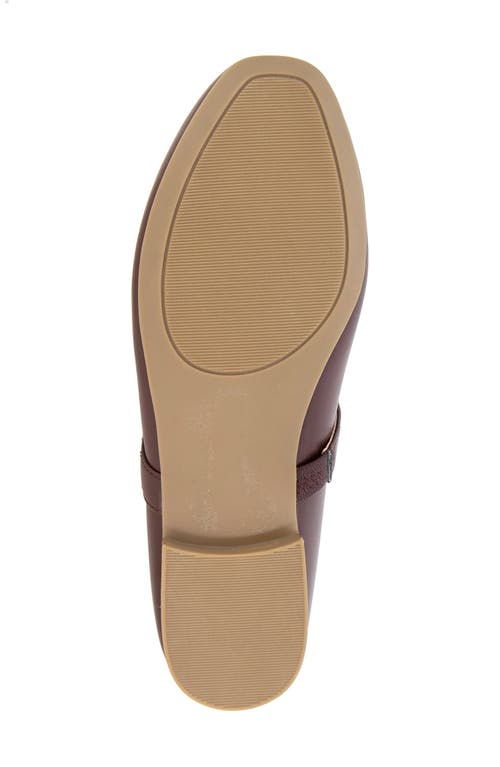 Kensie Eliane Mary Jane Flat In Burgundy