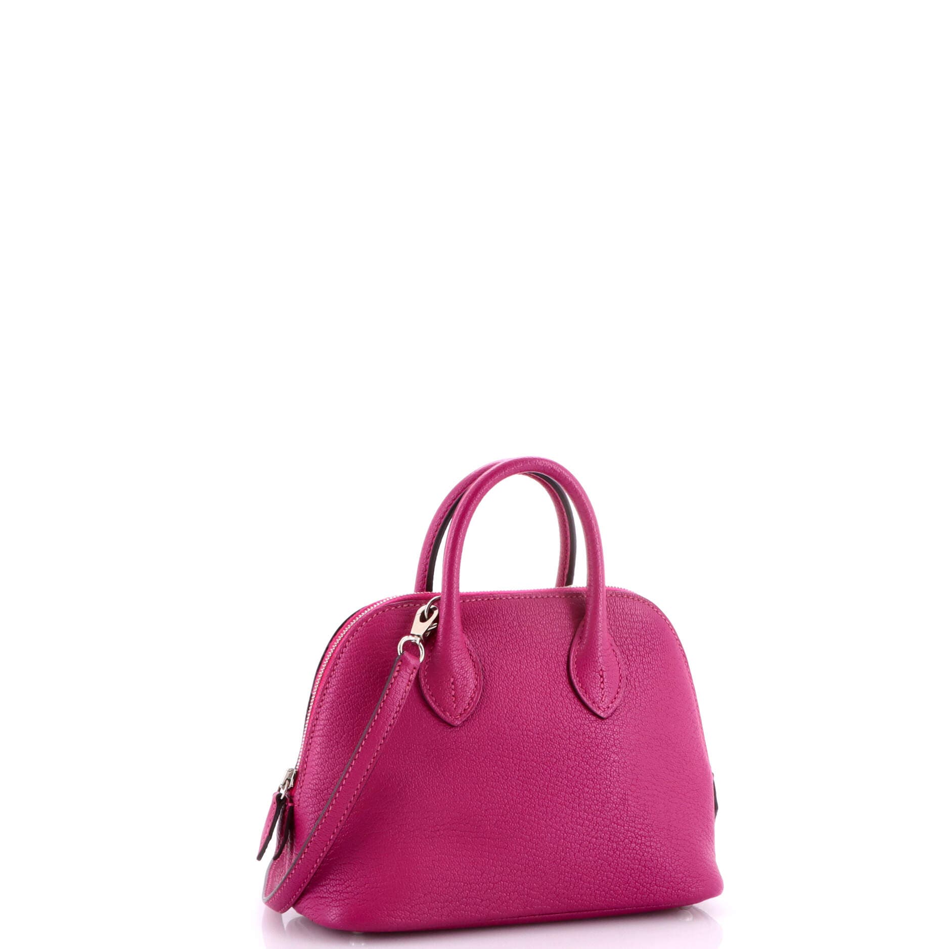 Pre-Owned Hermes Bolide 1923 Bag Chevre Mysore Mini, Alternate, color, Rose Pourpre