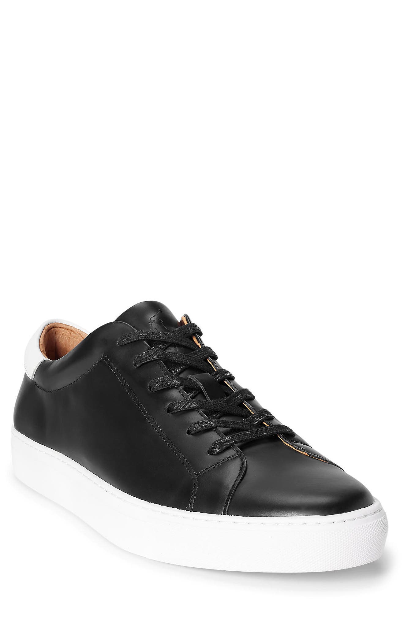 Ralph Lauren Jermain II Sneaker, Main, color, Black