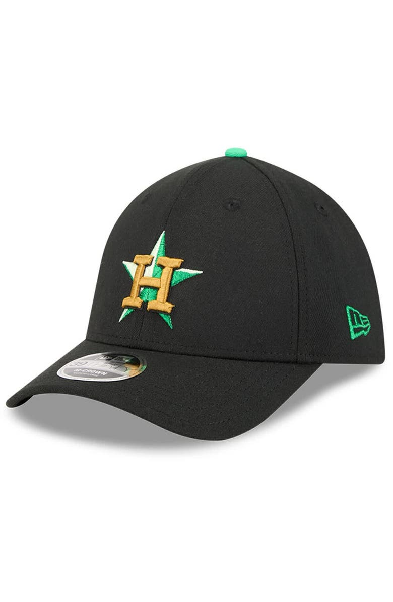 New Era Men's New Era  Black Houston Astros 2026 St. Patrick's Day 39THIRTY Flex Hat, Alternate, color, Black