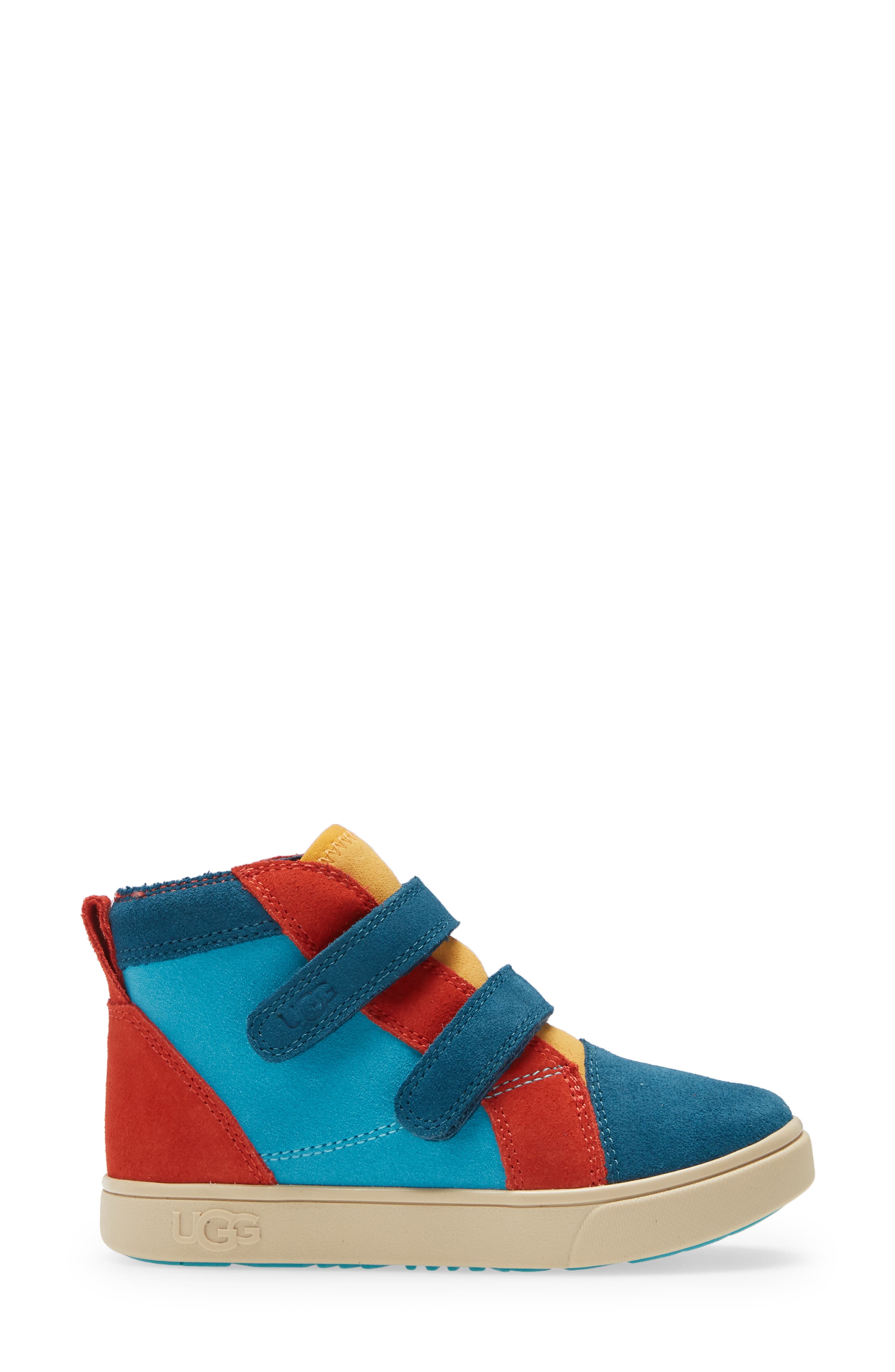 Rennon High Top Sneaker, Alternate, color, MARINA BLUE / OASIS BLUE