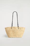 COS Riviera Hand-woven Tote Bag - Straw