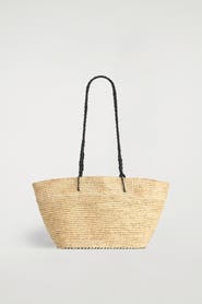 COS Riviera Hand-woven Tote Bag - Straw