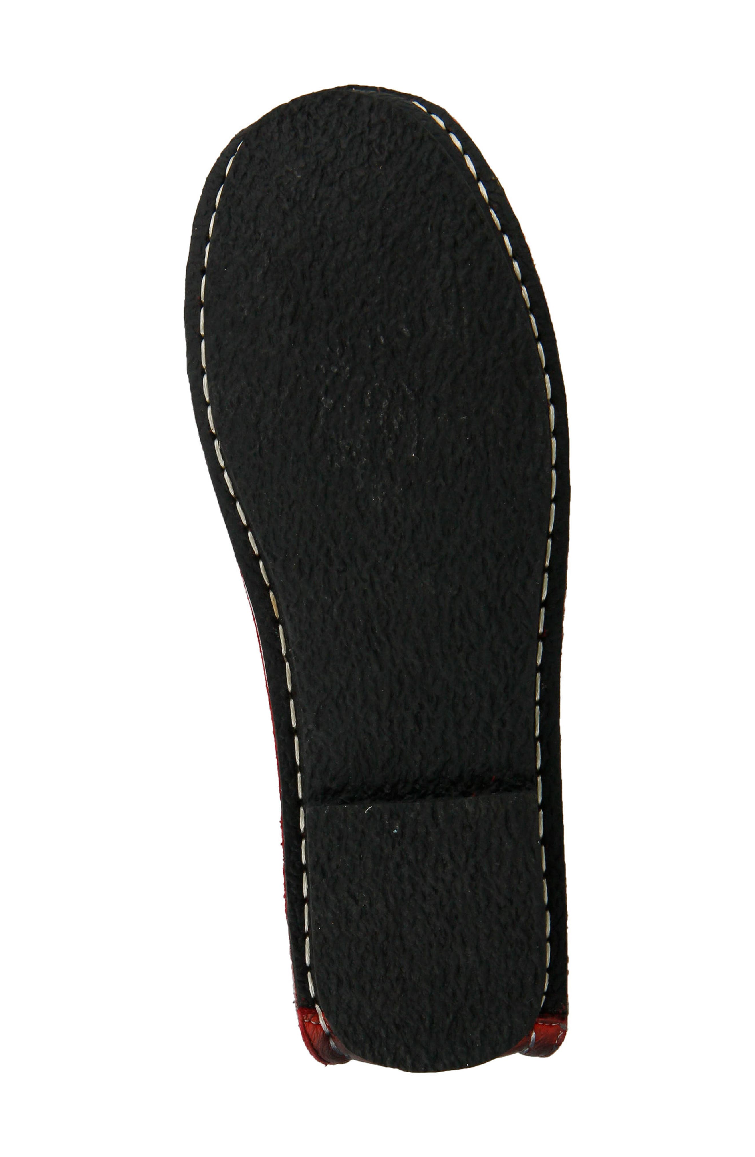 L'Artiste Dezi Flat, Alternate, color, RED LEATHER