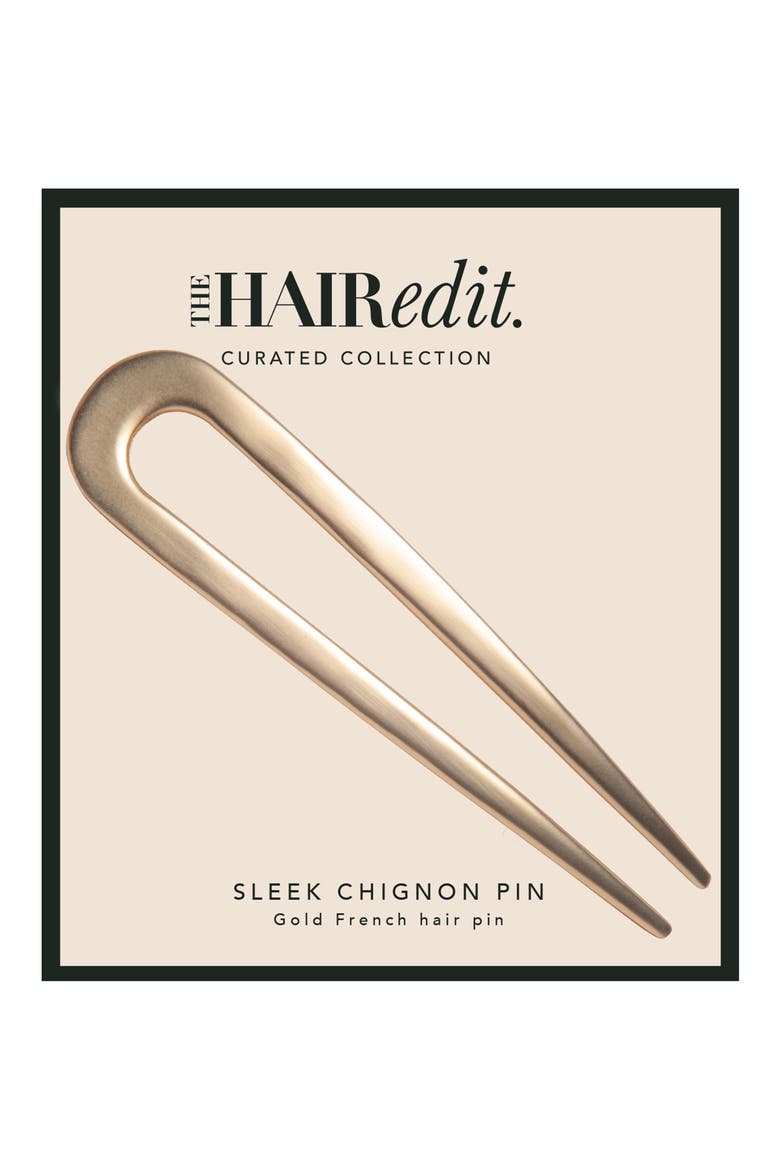 Sleek Chignon Hair Pin, Main, color, NO COLOR