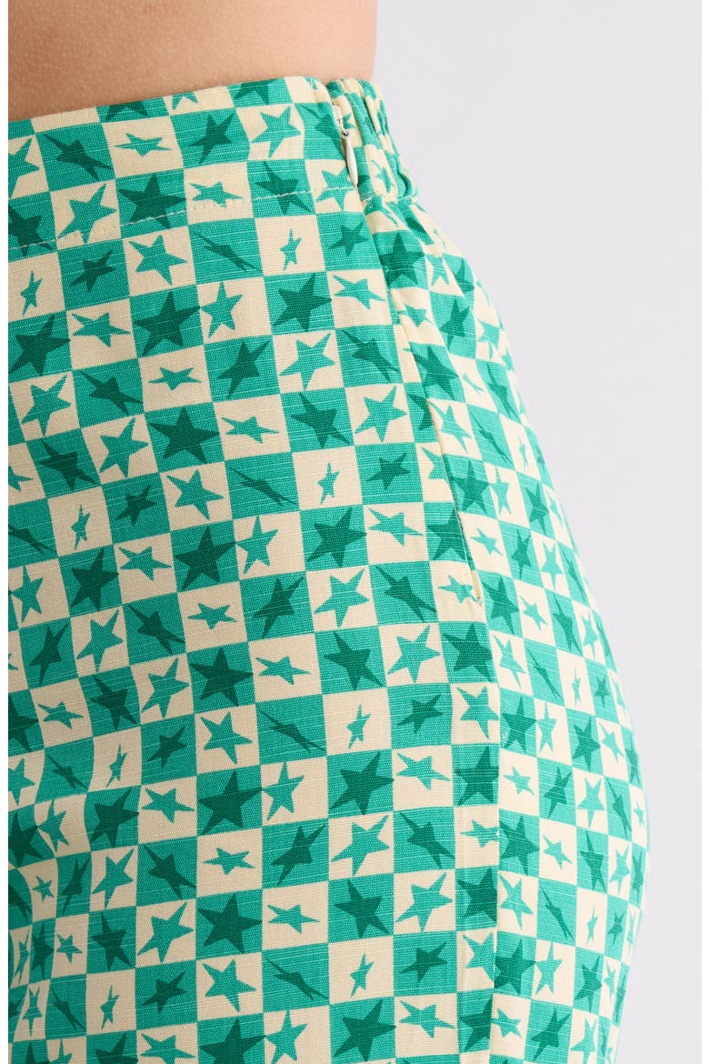 x Mami Wata Going Coastal Flare Pants, Alternate, color, MULTI BLUE PRINT