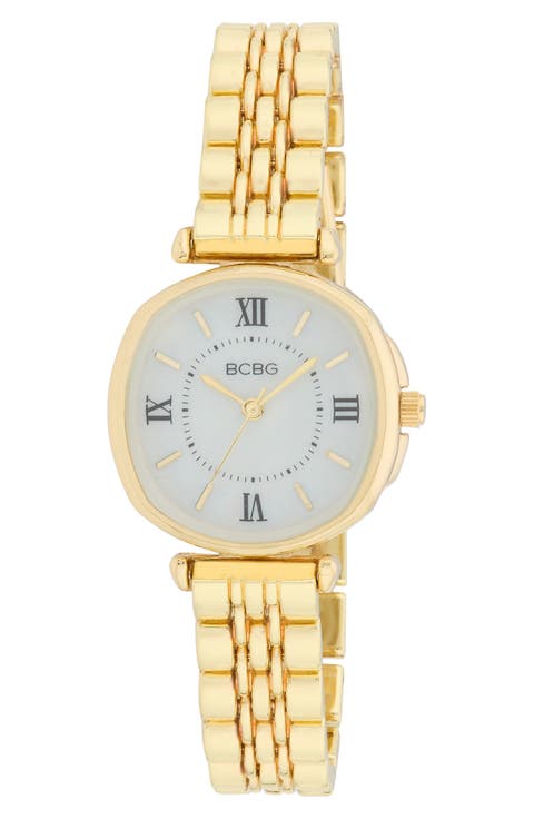 Oval Bracelet Strap Watch, 28mm