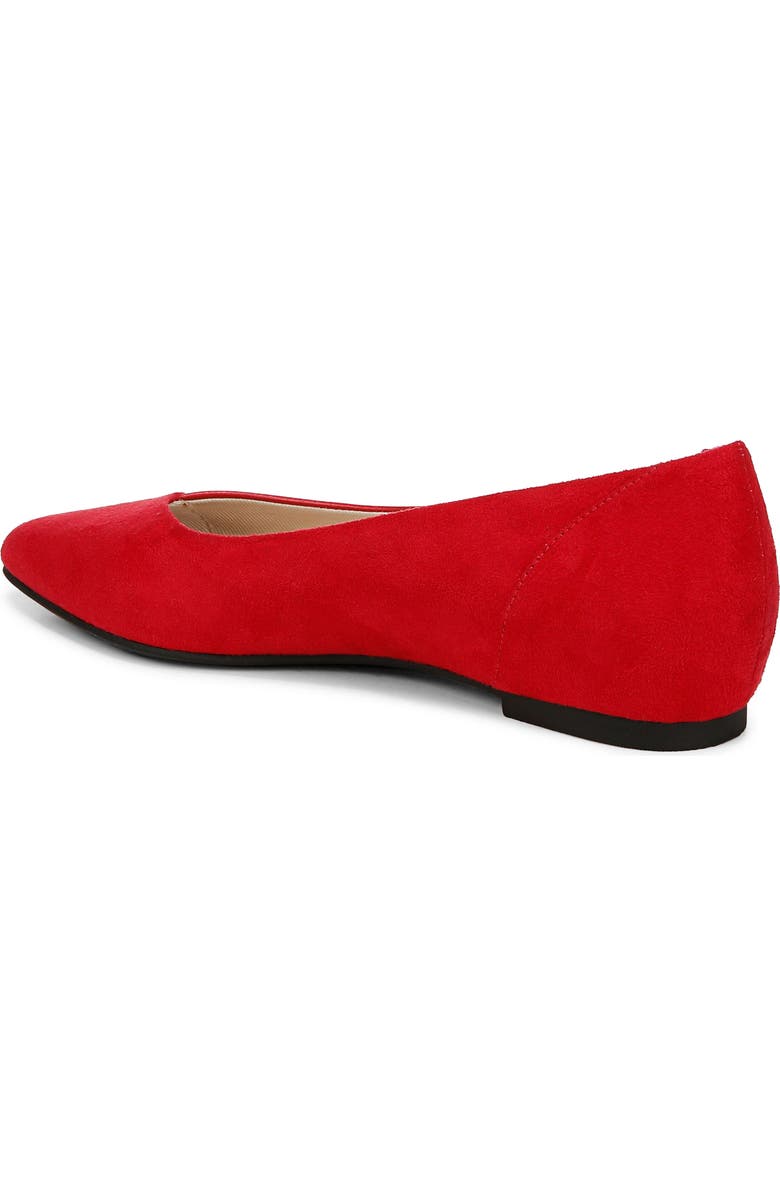 LifeStride Promise Pointed Toe Flat, Alternate, color, Red