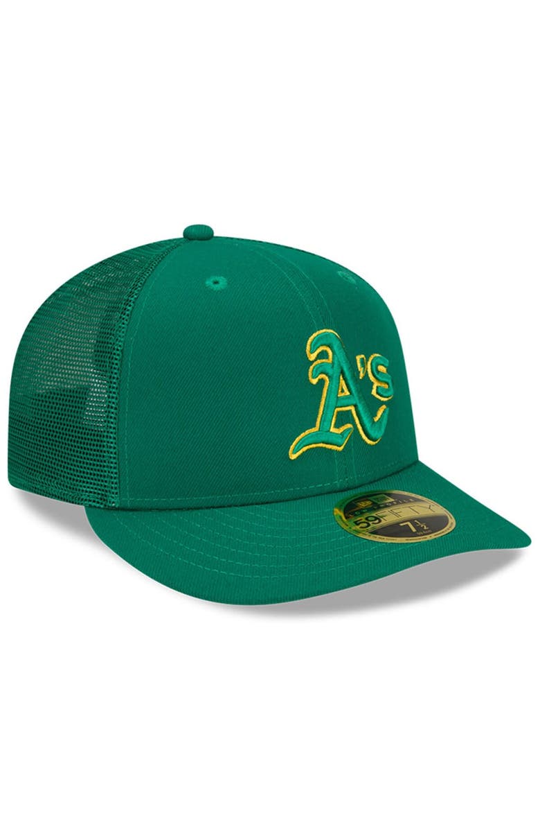 New Era Men's New Era Green Oakland Athletics 2023 Batting Practice 59FIFTY Fitted Hat, Alternate, color, Green
