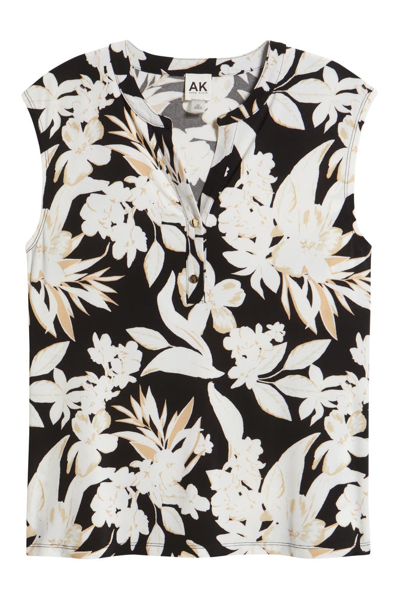Tropical Floral Print Dolman Sleeve Top, Alternate, color, ANNE BLACK MULTI