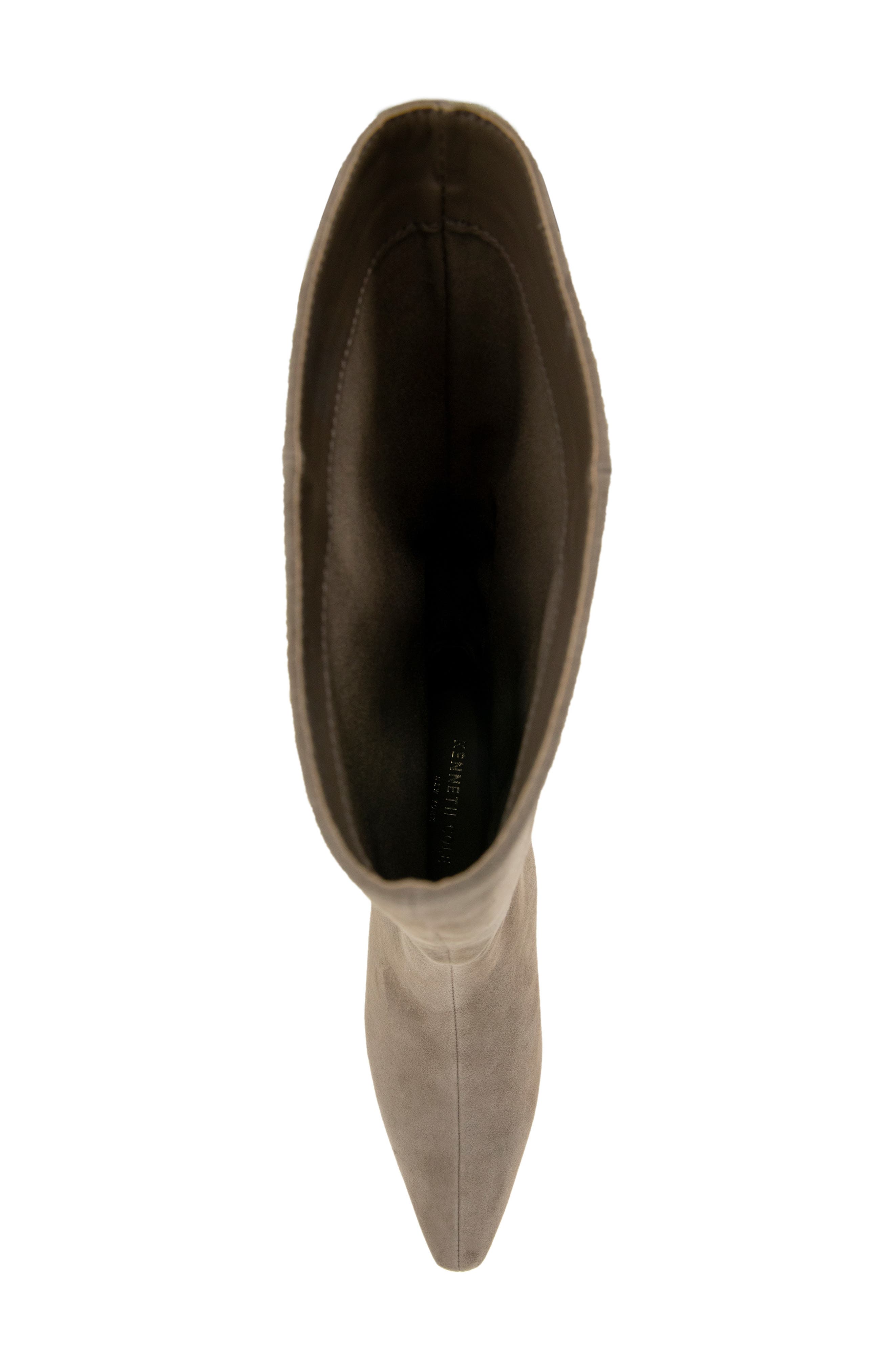 Kenneth Cole Meryl Pointed Toe Boot, Alternate, color, Taupe Suede