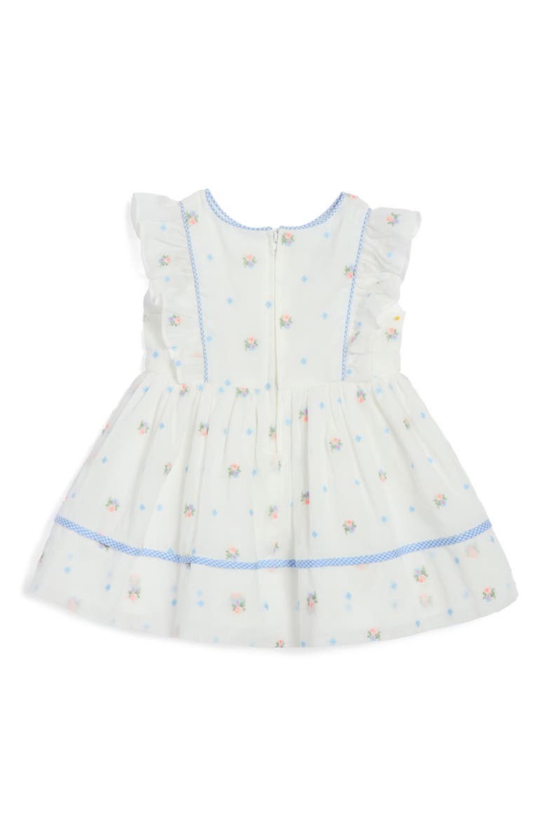 Embroidered Party Dress, Alternate, color, WHITE