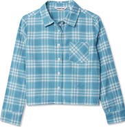 Lands' End Girls Flannel Shirt